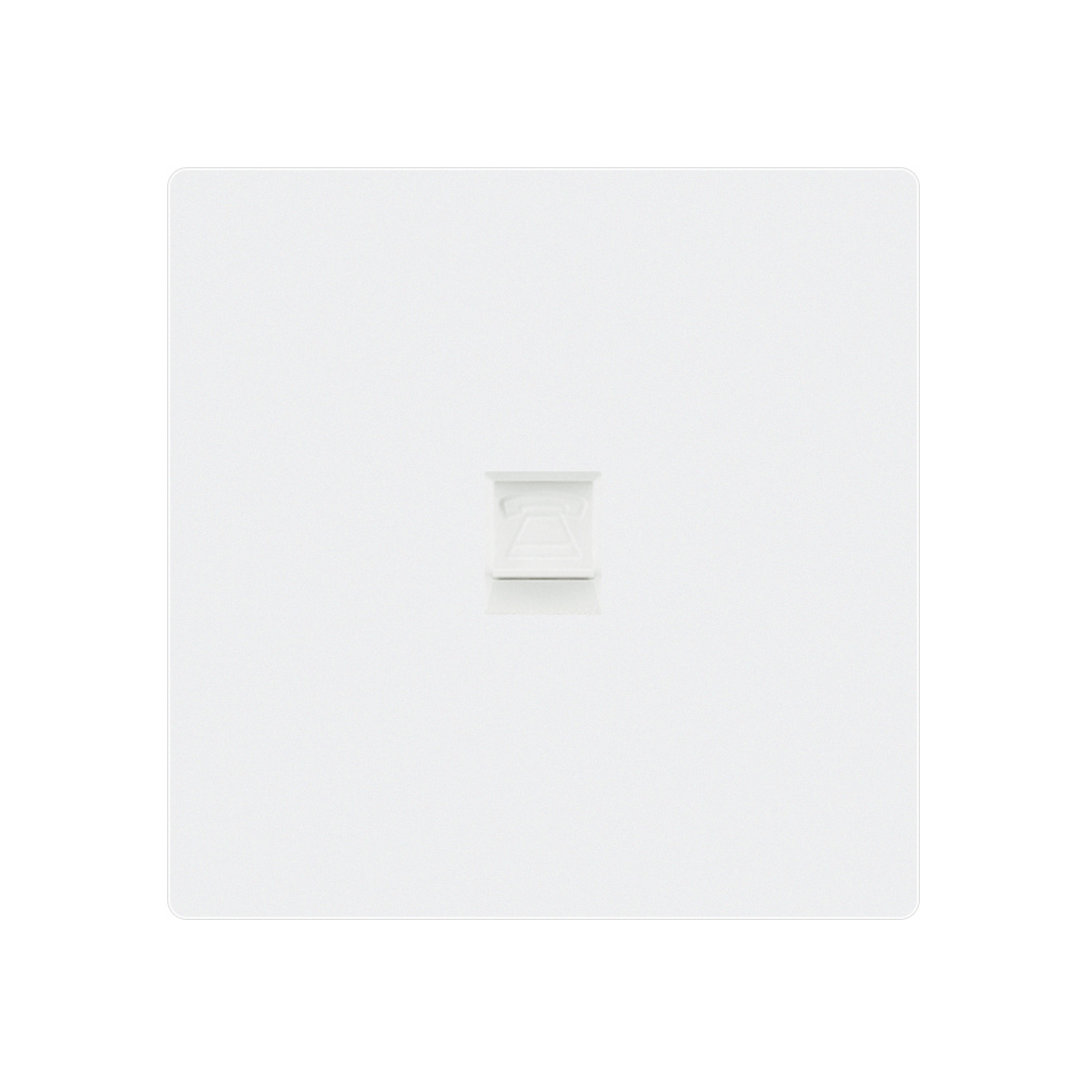 Plastics Socket-YTK Telephone Socket-White